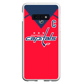 Чехол для Samsung S10E с принтом Ovechkin Washington Capitals Red в Кировске, Силикон | Область печати: задняя сторона чехла, без боковых панелей | овечкин | ови