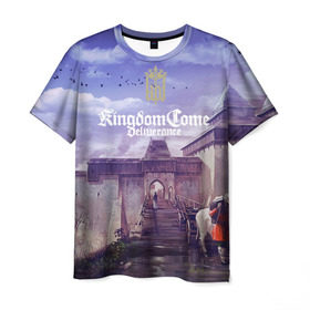 Мужская футболка 3D с принтом Kingdom Come Deliverance в Кировске, 100% полиэфир | прямой крой, круглый вырез горловины, длина до линии бедер | deliverance | kingdom come