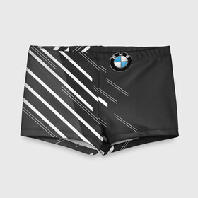 Детские купальные плавки 3D с принтом BMW SPORT      в Кировске, Полиэстер 85%, Спандекс 15% | Слитный крой, подклад по переду изделия, узкие бретели | auto | bmw | motorsport | авто | автомобиль | автомобильные | бмв | бренд | марка | машины | моторспорт | спорт