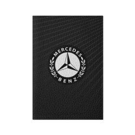 Обложка для паспорта матовая кожа с принтом Mercedes SPORT в Кировске, натуральная матовая кожа | размер 19,3 х 13,7 см; прозрачные пластиковые крепления | auto | automobile | car | machine | mercedes | motor | motor car | sport car | автомашина | легковой автомобиль | спортивный автомобиль | тачка