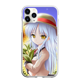 Чехол для iPhone 11 Pro матовый с принтом Sun в Кировске, Силикон |  | angel beats | anime | kanade | nakamura | ангельские ритмы | аниме