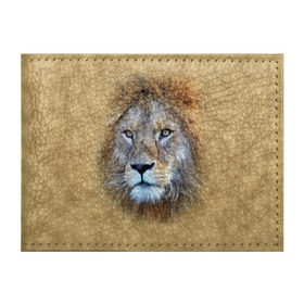 Обложка для студенческого билета с принтом Лев в Кировске, натуральная кожа | Размер: 11*8 см; Печать на всей внешней стороне | голова | животные | кошка | лев | львица | природа | хищник