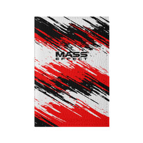 Обложка для паспорта матовая кожа с принтом Mass Effect в Кировске, натуральная матовая кожа | размер 19,3 х 13,7 см; прозрачные пластиковые крепления | n7 | shepard | галактика | жнец | космос | краска | краски | масс | нормандия | планета | шепард | эффект