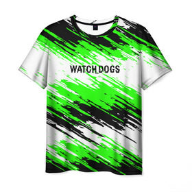 Мужская футболка 3D с принтом Watch Dogs в Кировске, 100% полиэфир | прямой крой, круглый вырез горловины, длина до линии бедер | ded | dedsec | sec | watch dogs | watchdogs | дедсек | дэдсек