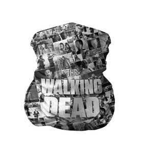 Бандана-труба 3D с принтом The Walking Dead в Кировске, 100% полиэстер, ткань с особыми свойствами — Activecool | плотность 150‒180 г/м2; хорошо тянется, но сохраняет форму | dead | walking | апокалипсис | бита | гленн | дерил | зомби | карл | люсиль | мертвецы | мишонн | ниган | рик | сериал | ходячие