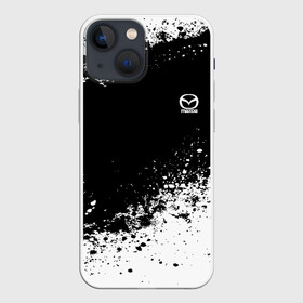 Чехол для iPhone 13 mini с принтом Mazda brand motors в Кировске,  |  | auto | automobile | car | machine | mazda | motor | motor car | sport car | автомашина | легковой автомобиль | мазда | спортивный автомобиль | тачка