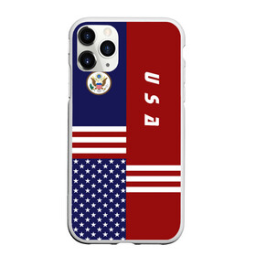 Чехол для iPhone 11 Pro Max матовый с принтом USA (США) в Кировске, Силикон |  | us | usa | америка | американец | американка | американцы | америки | герб | доллар | знак | надпись | патриот | полосы | символ | соединенные | страна | сша | флаг | флага | цвета | штаты