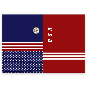 Поздравительная открытка с принтом USA (США) в Кировске, 100% бумага | плотность бумаги 280 г/м2, матовая, на обратной стороне линовка и место для марки
 | Тематика изображения на принте: us | usa | америка | американец | американка | американцы | америки | герб | доллар | знак | надпись | патриот | полосы | символ | соединенные | страна | сша | флаг | флага | цвета | штаты