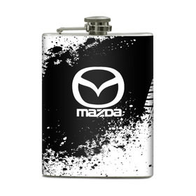 Фляга с принтом Mazda abstract sport в Кировске, металлический корпус | емкость 0,22 л, размер 125 х 94 мм. Виниловая наклейка запечатывается полностью | Тематика изображения на принте: auto | automobile | car | machine | mazda | motor | motor car | sport car | автомашина | бренд | легковой автомобиль | мазда | марка | спортивный автомобиль | тачка