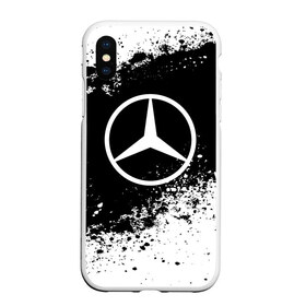 Чехол для iPhone XS Max матовый с принтом Mercedes abstract sport в Кировске, Силикон | Область печати: задняя сторона чехла, без боковых панелей | auto | automobile | car | machine | mercedes | motor | motor car | sport car | автомашина | бренд | легковой автомобиль | марка | спортивный автомобиль | тачка