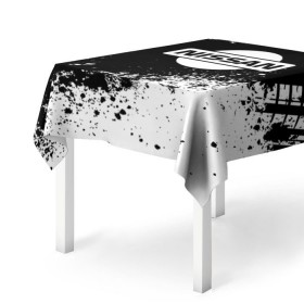 Скатерть 3D с принтом Nissan abstract sport в Кировске, 100% полиэстер (ткань не мнется и не растягивается) | Размер: 150*150 см | motor | nissan | авто | лого | машина | ниссан | тачка