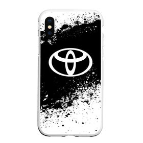 Чехол для iPhone XS Max матовый с принтом Toyota abstract sport в Кировске, Силикон | Область печати: задняя сторона чехла, без боковых панелей | auto | automobile | car | machine | motor | motor car | sport car | toyota | автомашина | бренд | легковой автомобиль | марка | спортивный автомобиль | тачка