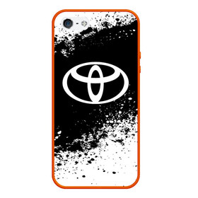 Чехол для iPhone 5/5S матовый с принтом Toyota abstract sport в Кировске, Силикон | Область печати: задняя сторона чехла, без боковых панелей | auto | automobile | car | machine | motor | motor car | sport car | toyota | автомашина | бренд | легковой автомобиль | марка | спортивный автомобиль | тачка