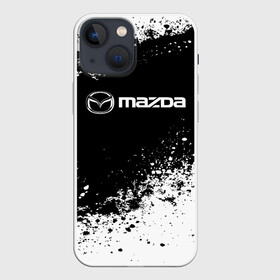 Чехол для iPhone 13 mini с принтом Mazda в Кировске,  |  | Тематика изображения на принте: auto | automobile | car | machine | mazda | motor | motor car | sport car | автомашина | бренд | легковой автомобиль | мазда | марка | спортивный автомобиль | тачка