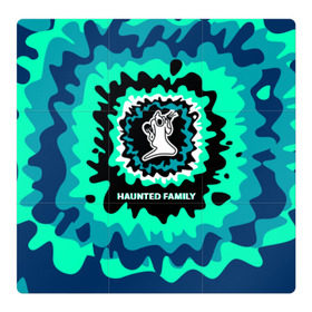 Магнитный плакат 3Х3 с принтом Haunted Family в Кировске, Полимерный материал с магнитным слоем | 9 деталей размером 9*9 см | 