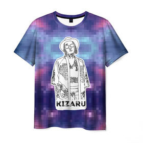 Мужская футболка 3D с принтом Kizaru в Кировске, 100% полиэфир | прямой крой, круглый вырез горловины, длина до линии бедер | 