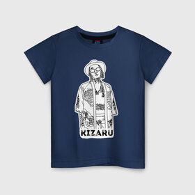 Детская футболка хлопок с принтом Kizaru в Кировске, 100% хлопок | круглый вырез горловины, полуприлегающий силуэт, длина до линии бедер | Тематика изображения на принте: 