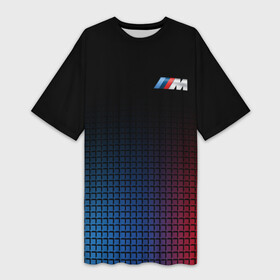 Платье-футболка 3D с принтом BMW MOTORSPORT в Кировске,  |  | bmw | bmw motorsport | bmw performance | carbon | m | motorsport | performance | sport | бмв | карбон | моторспорт | спорт