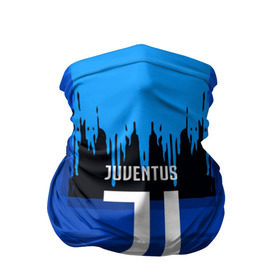 Бандана-труба 3D с принтом FC Juventus color abstract в Кировске, 100% полиэстер, ткань с особыми свойствами — Activecool | плотность 150‒180 г/м2; хорошо тянется, но сохраняет форму | 