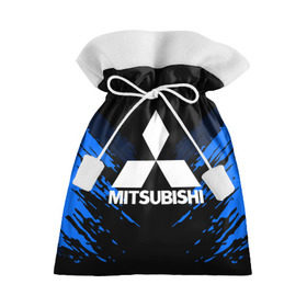 Подарочный 3D мешок с принтом MITSUBISHI SPORT COLLECTION в Кировске, 100% полиэстер | Размер: 29*39 см |  машина | марка | митсубиси