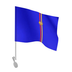 Флаг для автомобиля с принтом Армения, лента с гербом в Кировске, 100% полиэстер | Размер: 30*21 см | armenia | арменин | армения | армяне | армянин | армянка | армянский | ереван | кавказ | кавказец | республика | северный