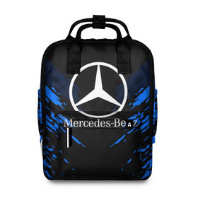 Женский рюкзак 3D с принтом MERCEDES-BENZ SPORT COLLECTION в Кировске, 100% полиэстер | лямки с регулируемой длиной, сверху ручки, чтобы рюкзак нести как сумку. Основное отделение закрывается на молнию, как и внешний карман. Внутри два дополнительных кармана, один из которых закрывается на молнию. По бокам два дополнительных кармашка, куда поместится маленькая бутылочка
 | auto | automobile | car | machine | mercedes benz | motor | motor car | sport car | автомашина | бренд | легковой автомобиль | марка | мерседес | спортивный автомобиль | тачка