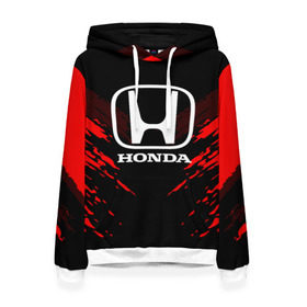 Женская толстовка 3D с принтом HONDA SPORT COLLECTION в Кировске, 100% полиэстер  | двухслойный капюшон со шнурком для регулировки, мягкие манжеты на рукавах и по низу толстовки, спереди карман-кенгуру с мягким внутренним слоем. | auto | automobile | car | honda | machine | motor | motor car | sport car | автомашина | бренд | легковой автомобиль | марка | спортивный автомобиль | тачка | хонда