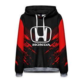 Мужская толстовка 3D с принтом HONDA SPORT COLLECTION в Кировске, 100% полиэстер | двухслойный капюшон со шнурком для регулировки, мягкие манжеты на рукавах и по низу толстовки, спереди карман-кенгуру с мягким внутренним слоем. | auto | automobile | car | honda | machine | motor | motor car | sport car | автомашина | бренд | легковой автомобиль | марка | спортивный автомобиль | тачка | хонда