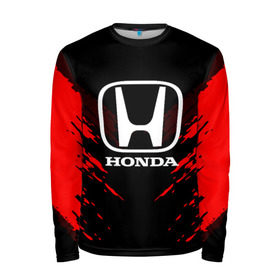 Мужской лонгслив 3D с принтом HONDA SPORT COLLECTION в Кировске, 100% полиэстер | длинные рукава, круглый вырез горловины, полуприлегающий силуэт | auto | automobile | car | honda | machine | motor | motor car | sport car | автомашина | бренд | легковой автомобиль | марка | спортивный автомобиль | тачка | хонда