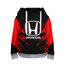 Детская толстовка 3D с принтом HONDA SPORT COLLECTION в Кировске, 100% полиэстер | двухслойный капюшон со шнурком для регулировки, мягкие манжеты на рукавах и по низу толстовки, спереди карман-кенгуру с мягким внутренним слоем | auto | automobile | car | honda | machine | motor | motor car | sport car | автомашина | бренд | легковой автомобиль | марка | спортивный автомобиль | тачка | хонда