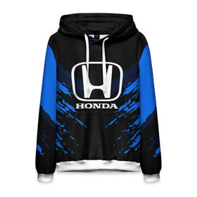 Мужская толстовка 3D с принтом HONDA SPORT COLLECTION в Кировске, 100% полиэстер | двухслойный капюшон со шнурком для регулировки, мягкие манжеты на рукавах и по низу толстовки, спереди карман-кенгуру с мягким внутренним слоем. | auto | automobile | car | honda | machine | motor | motor car | sport car | автомашина | бренд | легковой автомобиль | марка | спортивный автомобиль | тачка | хонда