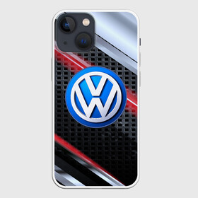 Чехол для iPhone 13 mini с принтом VOLKSWAGEN high speed в Кировске,  |  | auto | automobile | car | machine | motor | motor car | sport car | volkswagen | автомашина | бренд | легковой автомобиль | марка | спортивный автомобиль | тачка