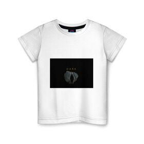 Детская футболка хлопок с принтом dark_3 в Кировске, 100% хлопок | круглый вырез горловины, полуприлегающий силуэт, длина до линии бедер | dark | netflix | тьма
