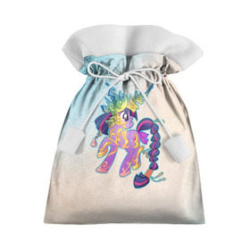 Подарочный 3D мешок с принтом My Little Pony в Кировске, 100% полиэстер | Размер: 29*39 см | комедия | маленький | мой | музыка | мультфильм | мюзикл | пони | приключения | сказка | фэнтези