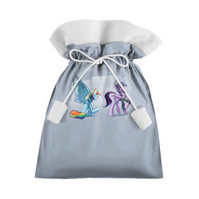 Подарочный 3D мешок с принтом My Little Pony в Кировске, 100% полиэстер | Размер: 29*39 см | 