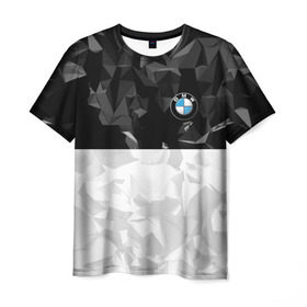 Мужская футболка 3D с принтом BMW BLACK COLLECTION в Кировске, 100% полиэфир | прямой крой, круглый вырез горловины, длина до линии бедер | auto | bmw | motorsport | авто | автомобиль | автомобильные | бмв | бренд | марка | машины | моторспорт | спорт