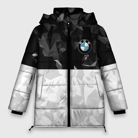 Женская зимняя куртка 3D с принтом BMW BLACK COLLECTION в Кировске, верх — 100% полиэстер; подкладка — 100% полиэстер; утеплитель — 100% полиэстер | длина ниже бедра, силуэт Оверсайз. Есть воротник-стойка, отстегивающийся капюшон и ветрозащитная планка. 

Боковые карманы с листочкой на кнопках и внутренний карман на молнии | auto | bmw | motorsport | авто | автомобиль | автомобильные | бмв | бренд | марка | машины | моторспорт | спорт