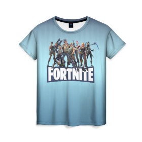 Женская футболка 3D с принтом Fortnite_9 в Кировске, 100% полиэфир ( синтетическое хлопкоподобное полотно) | прямой крой, круглый вырез горловины, длина до линии бедер | battle royale | epic games | fortnite | pvp | survival | tps | unreal | выживание | кооператив | королевская битва | песочница | фортнайт | шутер