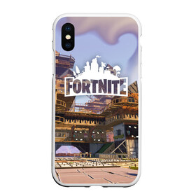 Чехол для iPhone XS Max матовый с принтом Fortnite_10 в Кировске, Силикон | Область печати: задняя сторона чехла, без боковых панелей | Тематика изображения на принте: battle royale | epic games | fortnite | pvp | survival | tps | unreal | выживание | кооператив | королевская битва | песочница | фортнайт | шутер