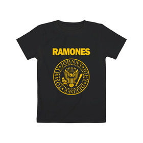 Детская футболка хлопок с принтом Ramones в Кировске, 100% хлопок | круглый вырез горловины, полуприлегающий силуэт, длина до линии бедер | punk | punkrock | панк