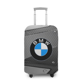Чехол для чемодана 3D с принтом BMW metalic 2018 в Кировске, 86% полиэфир, 14% спандекс | двустороннее нанесение принта, прорези для ручек и колес | Тематика изображения на принте: 