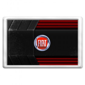 Магнит 45*70 с принтом FIAT auto sport в Кировске, Пластик | Размер: 78*52 мм; Размер печати: 70*45 | auto | automobile | car | carbon | fiat | machine | motor | motor car | sport car | автомашина | бренд | легковой автомобиль | марка | спортивный автомобиль | тачка | фиат