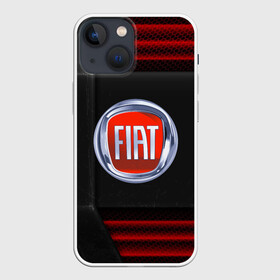 Чехол для iPhone 13 mini с принтом FIAT auto sport в Кировске,  |  | auto | automobile | car | carbon | fiat | machine | motor | motor car | sport car | автомашина | бренд | легковой автомобиль | марка | спортивный автомобиль | тачка | фиат