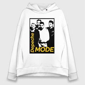 Женское худи Oversize хлопок с принтом Группа Depeche Mode в Кировске, френч-терри — 70% хлопок, 30% полиэстер. Мягкий теплый начес внутри —100% хлопок | боковые карманы, эластичные манжеты и нижняя кромка, капюшон на магнитной кнопке | depeche mode | альтернативный | вестник моды | депеш мод | депешмод | дэйв гаан | индастриал | мартин гор | музыка | новая волна | роза | рок | синти поп | электроник | энди флетчер