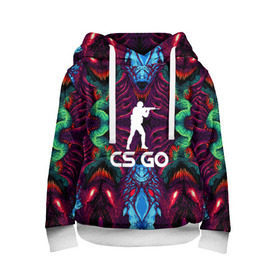 Детская толстовка 3D с принтом CS GO hyper beast collection в Кировске, 100% полиэстер | двухслойный капюшон со шнурком для регулировки, мягкие манжеты на рукавах и по низу толстовки, спереди карман-кенгуру с мягким внутренним слоем | скоростной зверь