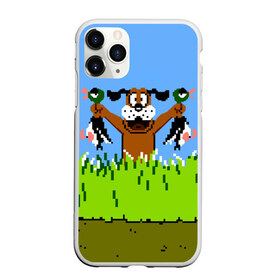 Чехол для iPhone 11 Pro Max матовый с принтом Duck Hunt в Кировске, Силикон |  | Тематика изображения на принте: 8 bit | 8 бит | dendy | dog | duck | hunt | nes | nintendo | oldschool | pixel art | денди | игра | нинтендо | охота | собака