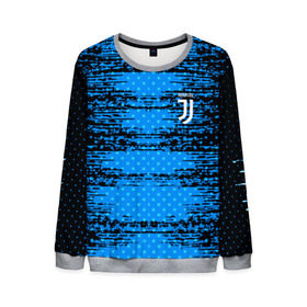 Мужской свитшот 3D с принтом Juventus sport uniform в Кировске, 100% полиэстер с мягким внутренним слоем | круглый вырез горловины, мягкая резинка на манжетах и поясе, свободная посадка по фигуре | Тематика изображения на принте: 