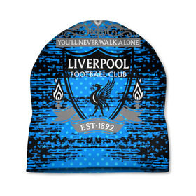 Шапка 3D с принтом Liverpool sport uniform в Кировске, 100% полиэстер | универсальный размер, печать по всей поверхности изделия | Тематика изображения на принте: football | soccer | ливерпуль
