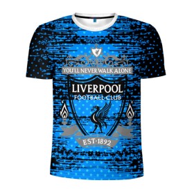 Мужская футболка 3D спортивная с принтом Liverpool sport uniform в Кировске, 100% полиэстер с улучшенными характеристиками | приталенный силуэт, круглая горловина, широкие плечи, сужается к линии бедра | football | soccer | ливерпуль