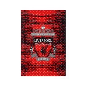 Обложка для паспорта матовая кожа с принтом Liverpool sport uniform в Кировске, натуральная матовая кожа | размер 19,3 х 13,7 см; прозрачные пластиковые крепления | football | soccer | ливерпуль